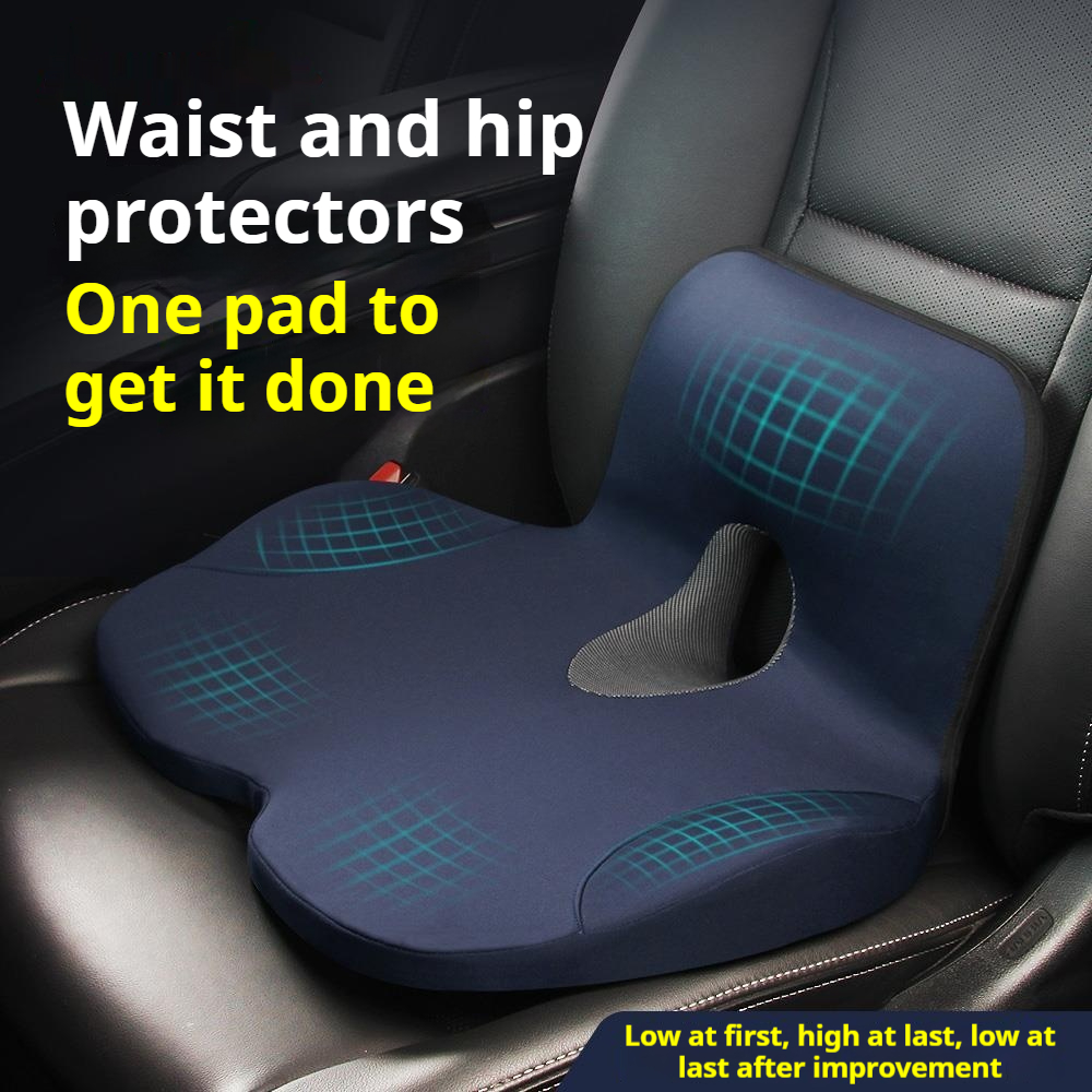 Memory Foam Car Neck Pillow Lumbar Support - Автомобильное основное сиденье водителя, подушка сиденья