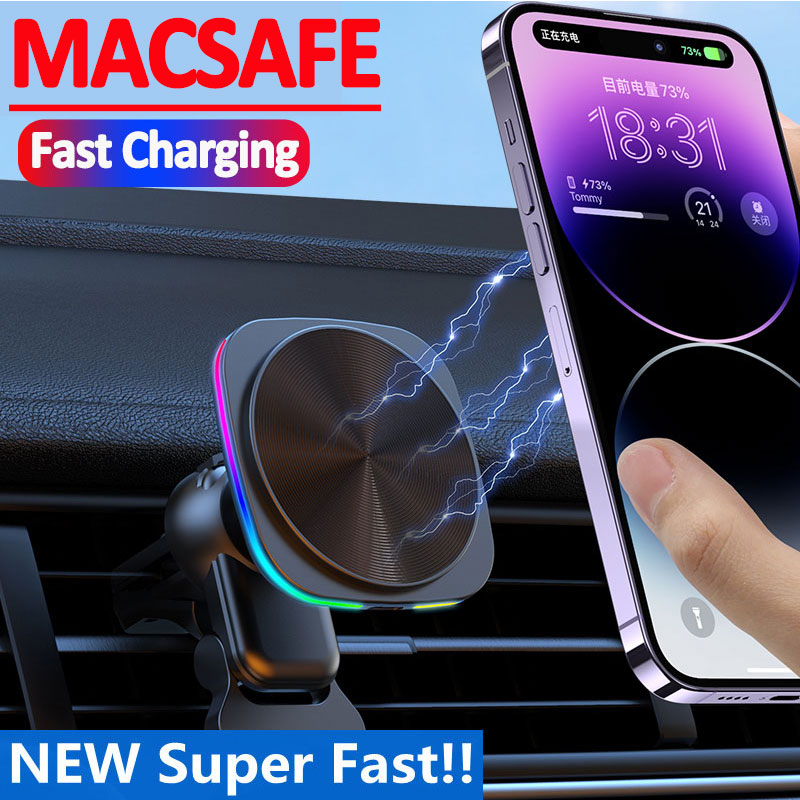 Magnetic Phone Holder For Car Vent - Магнитное беспроводное зарядное устройство для автомобиля