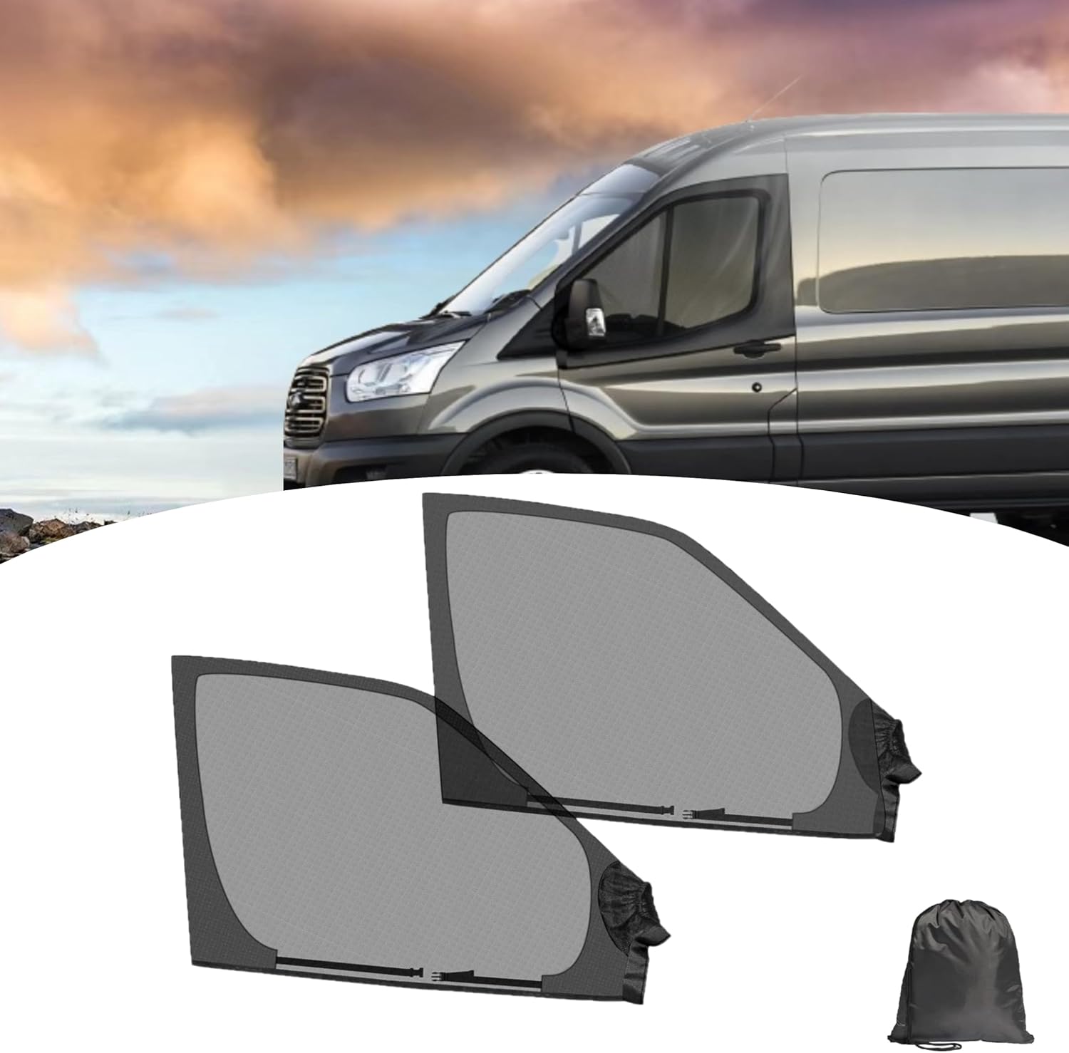 Car Accessories - 2 шт. универсальных противомоскитных сеток для