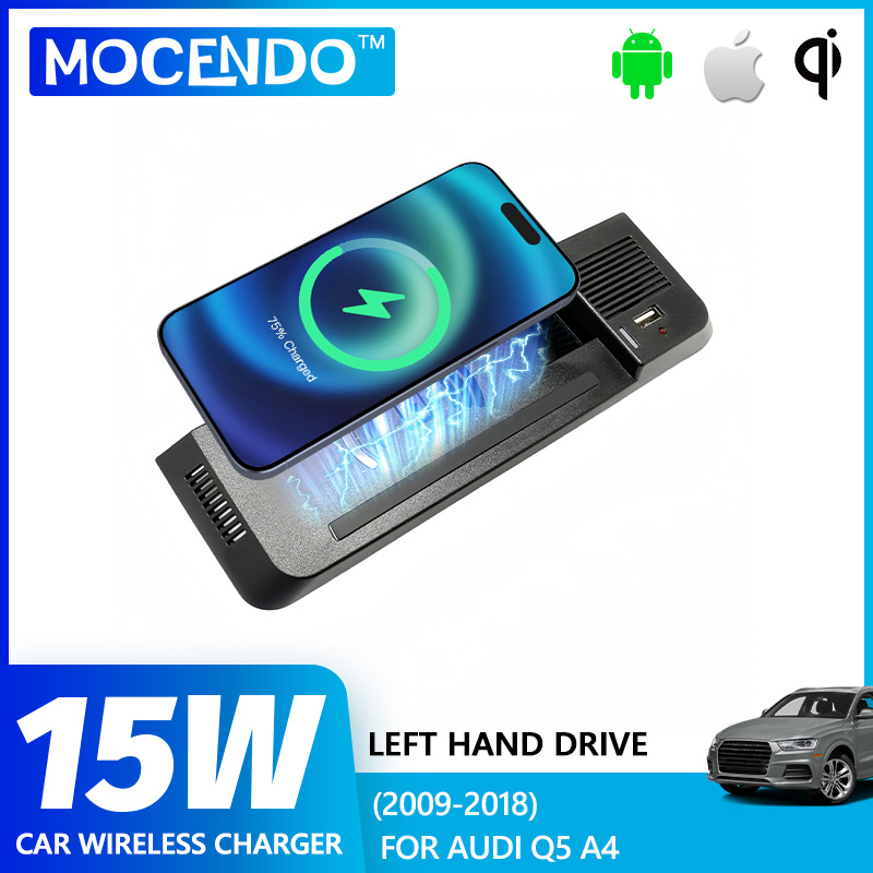 Wireless Car Charger Mount Fast Charging - Быстрое беспроводное зарядное устройство для автомобиля