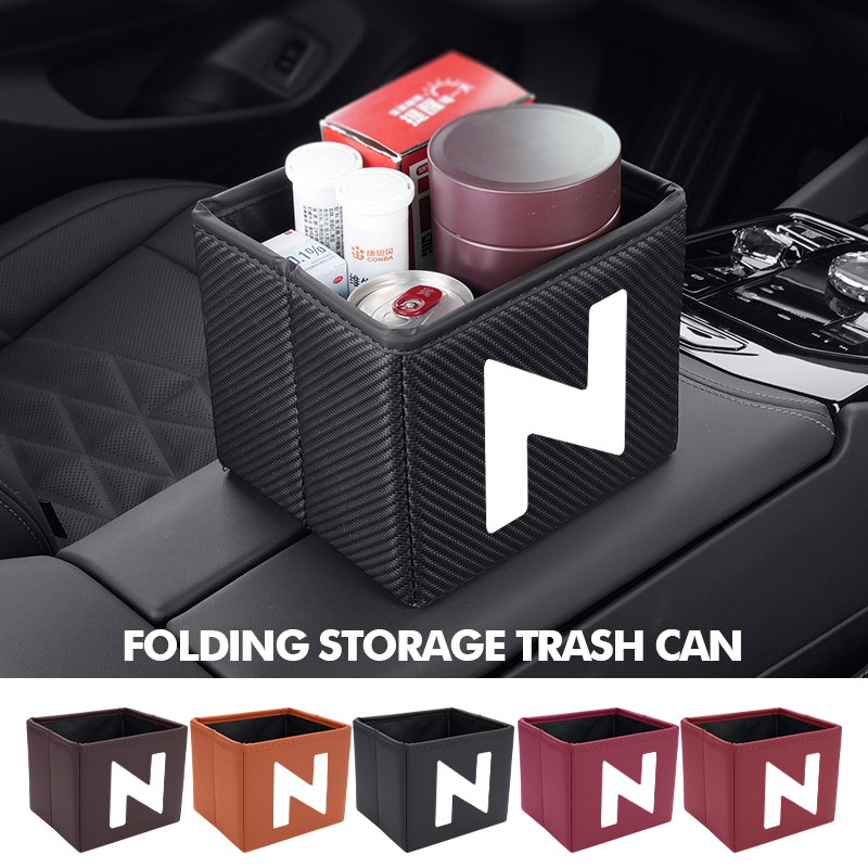 Waterproof Car Trash Can With Lid - Складной автомобильный мусорный бак, водонепроницаемая сумка-органайзер