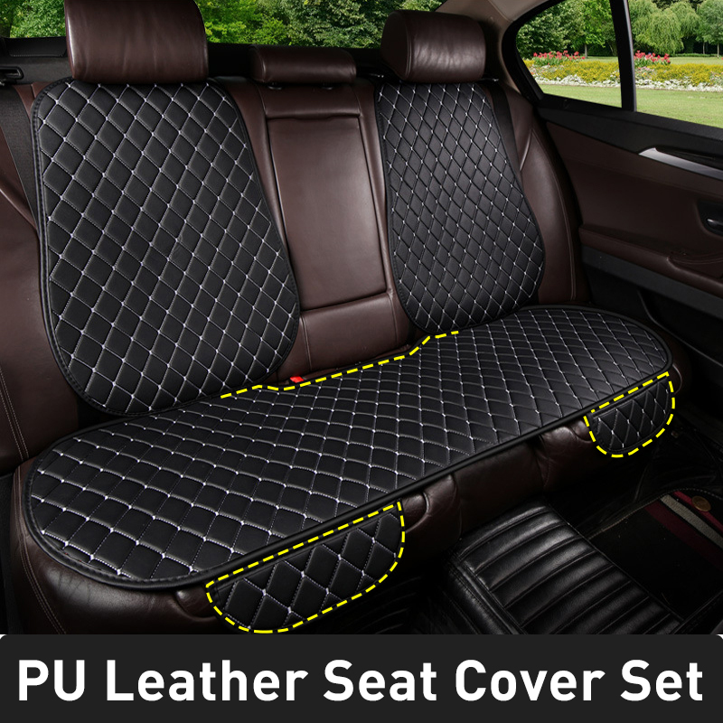 Leather Car Seat Covers Full Set Universal - Чехлы для автомобильных сидений Karcle из