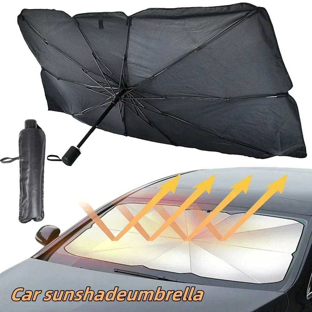 Car Sunshade Windshield Umbrella Foldable - Солнцезащитный зонт-шторка для лобового стекла автомобиля,