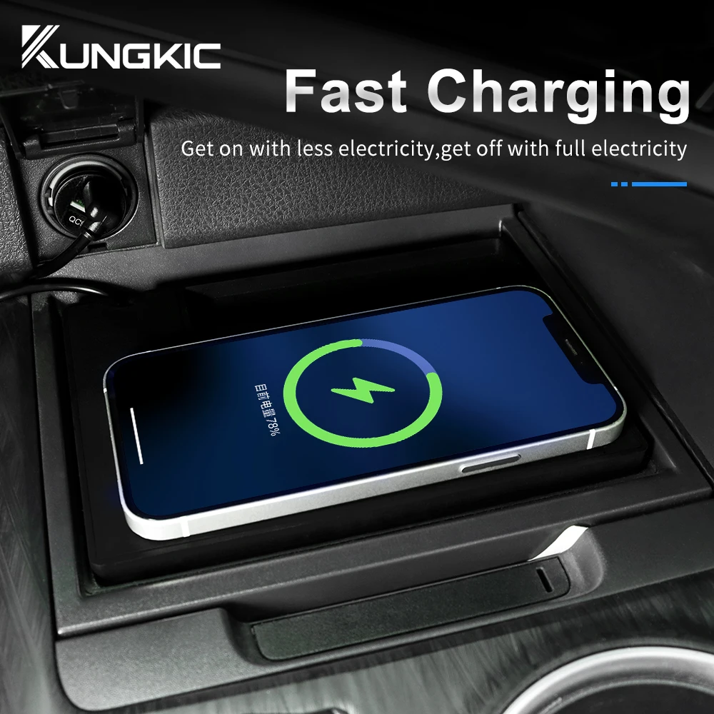 Wireless Car Charger Mount Fast Charging - Беспроводное зарядное устройство для Toyota Camry