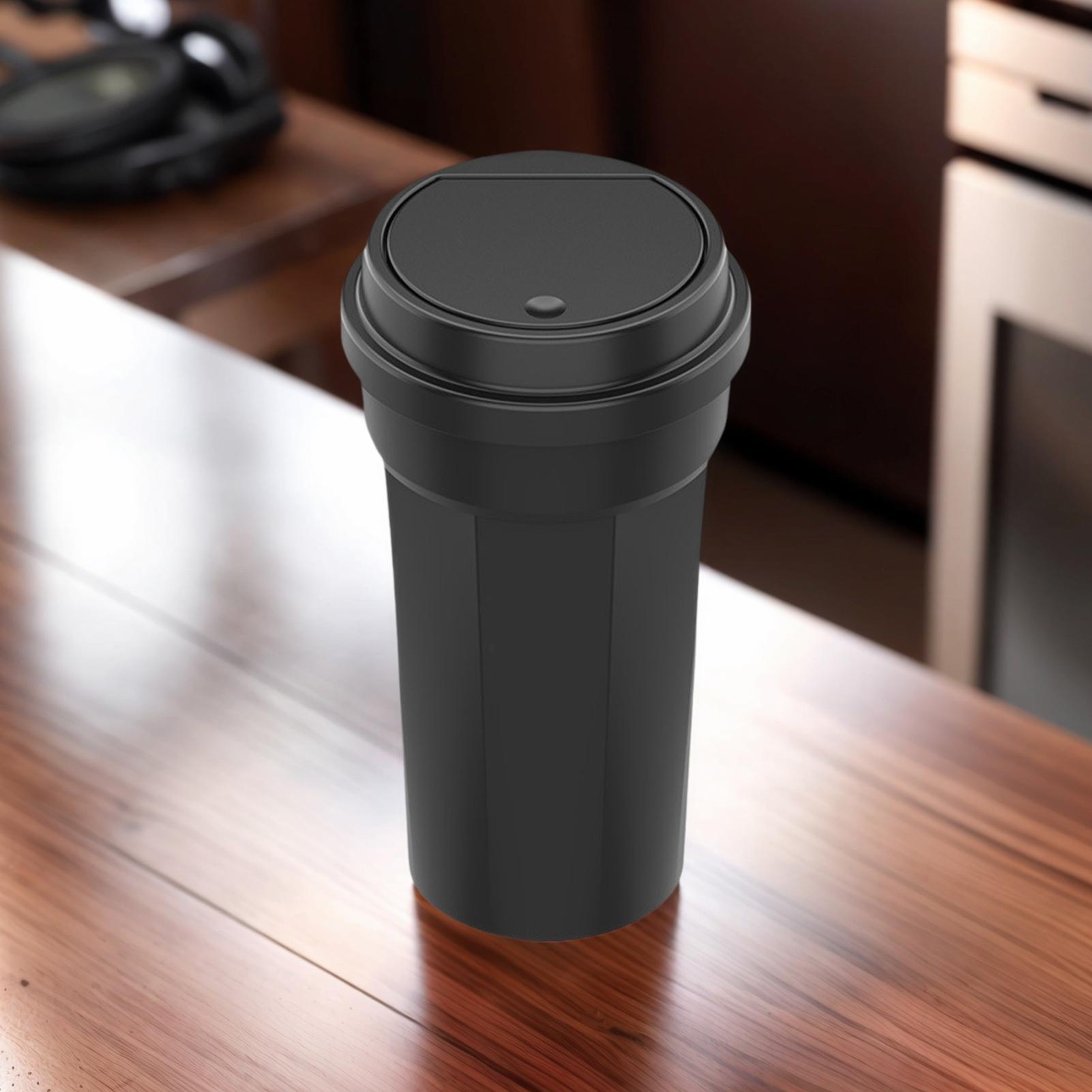 Waterproof Car Trash Can With Lid - Автомобильный мусорный бак, держатель для чашки,