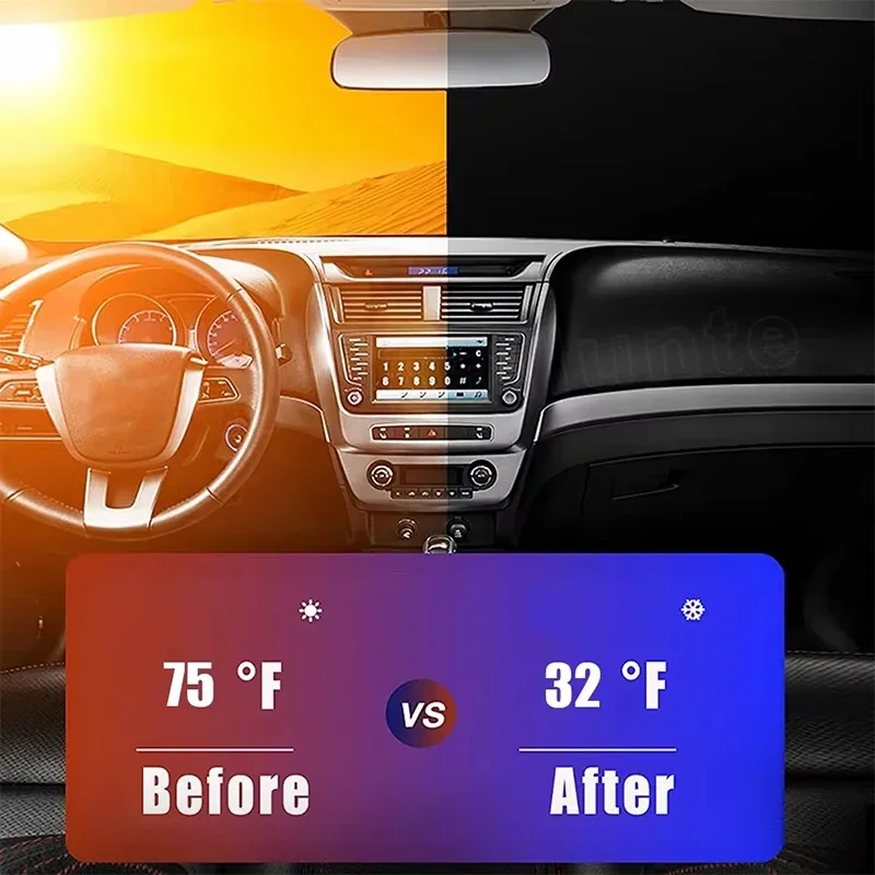Солнцезащитный зонт для автомо – обзор и цена Car Sunshade Windshield Umbrella Foldable