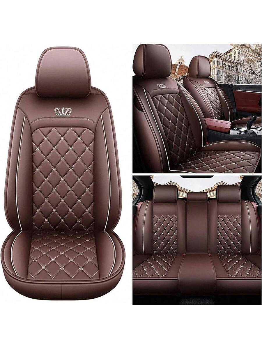 Чехлы для автомобильных сидени – обзор и цена Leather Car Seat Covers Full Set Universal