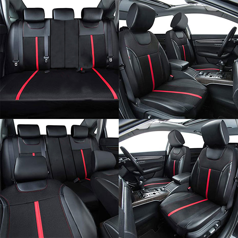 AUTOKING Универсальный комплек – обзор и цена Leather Car Seat Covers Full Set Universal