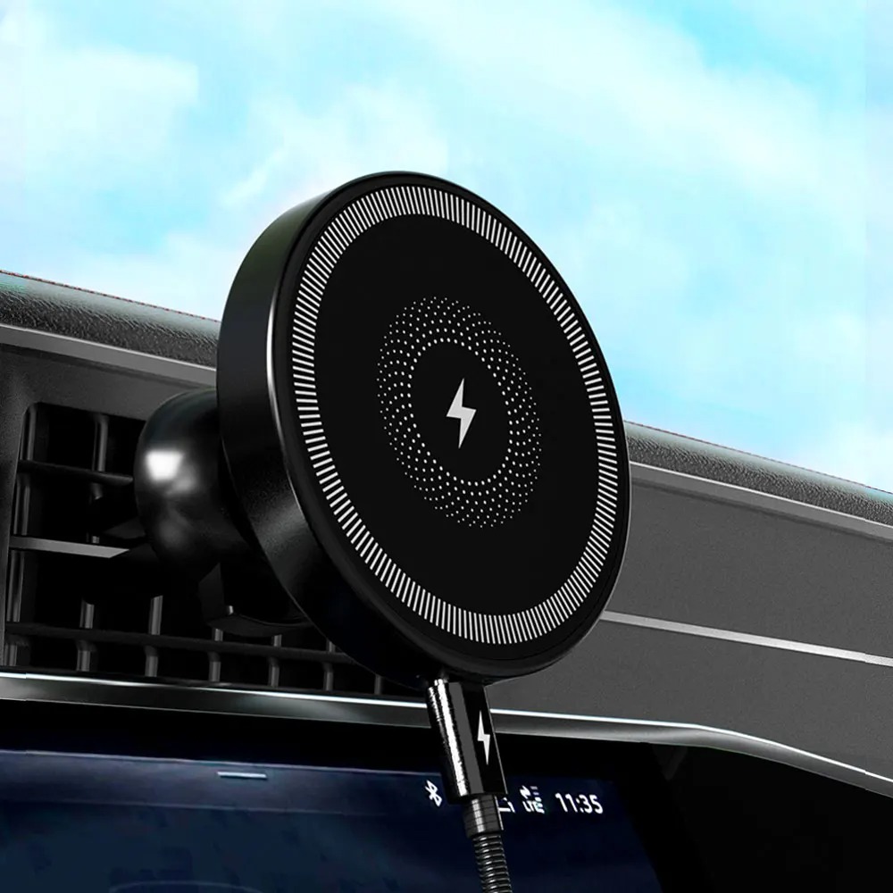 Магнитный беспроводной автомоб – обзор и цена Wireless Car Charger Mount Fast Charging