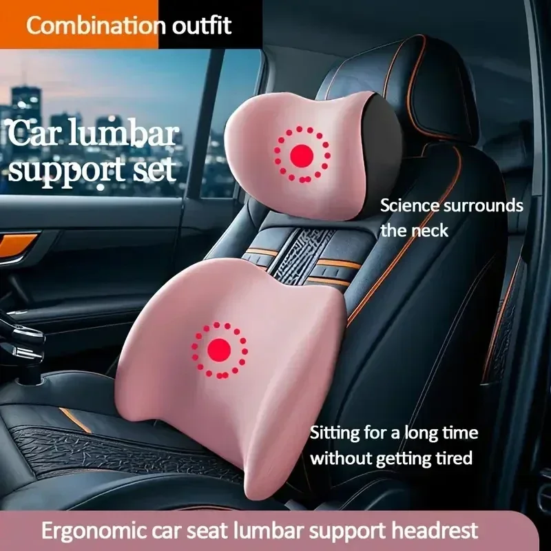 Универсальная подушка для подг – обзор и цена Memory Foam Car Neck Pillow Lumbar Support