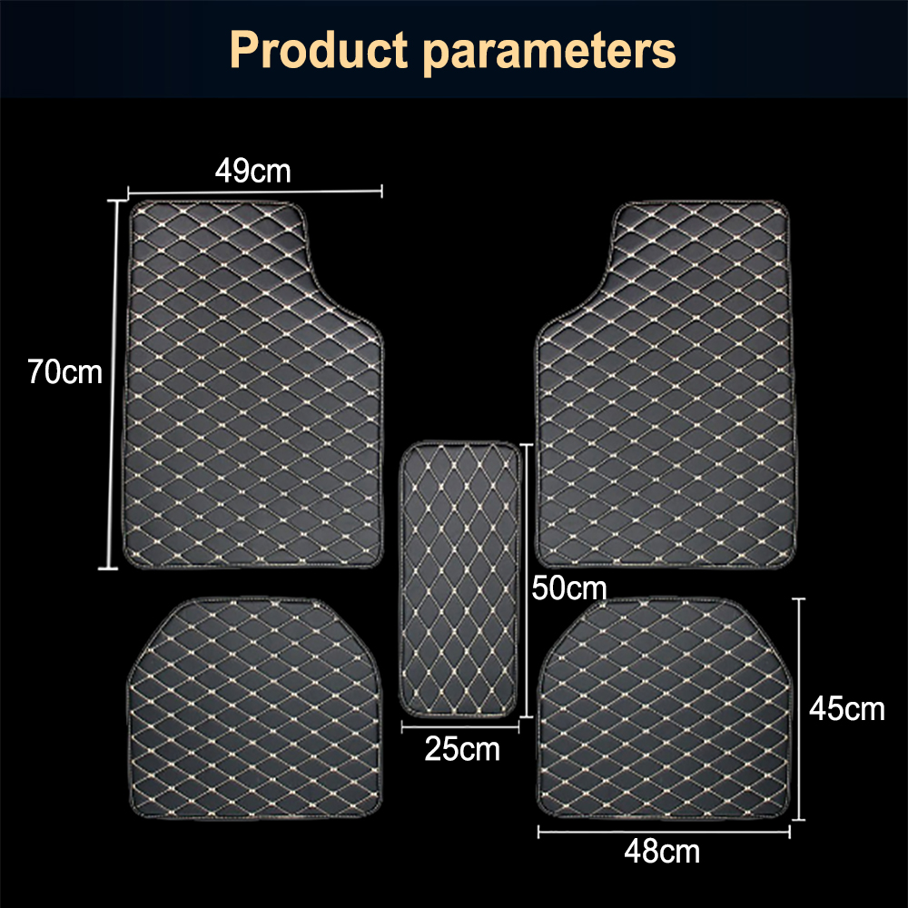 Набор из 5 универсальных автом – обзор и цена Car Floor Mats Universal Waterproof Leather