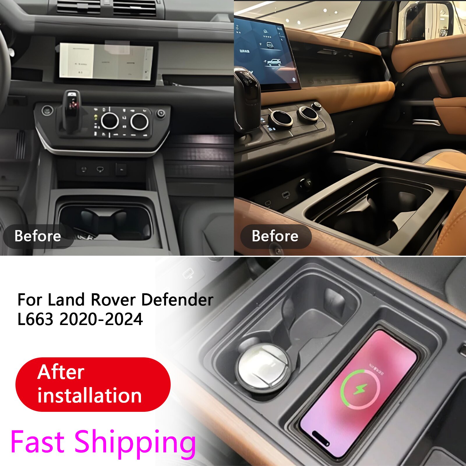 Беспроводное зарядное устройст – обзор и цена Wireless Car Charger Mount Fast Charging