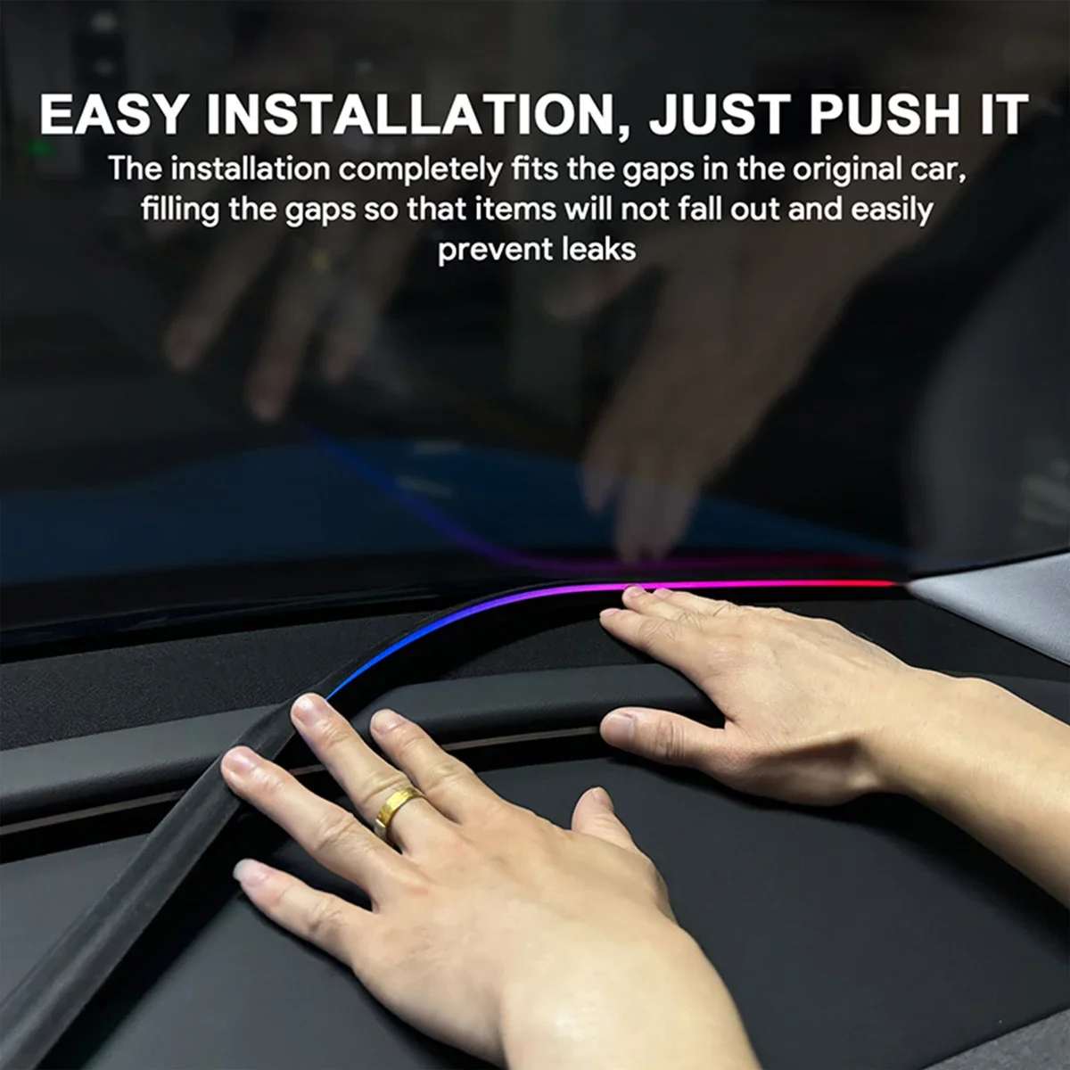 140/150 см светодиодный автомо – обзор и цена Led Ambient Interior Car Lights App Control