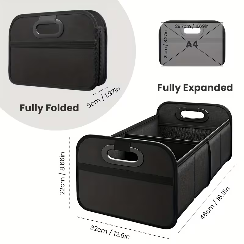 Складной портативный органайзе – обзор и цена Car Trunk Organizer Foldable Storage Box