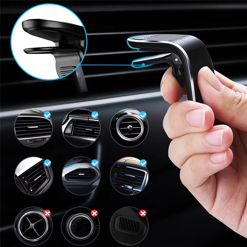 Магнитный автомобильный держат – обзор и цена Magnetic Phone Holder For Car Vent