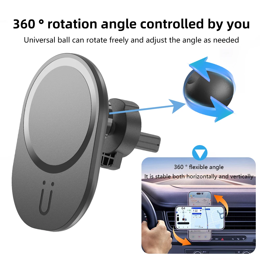 Мини-магнитное беспроводное ав – обзор и цена Magnetic Phone Holder For Car Vent