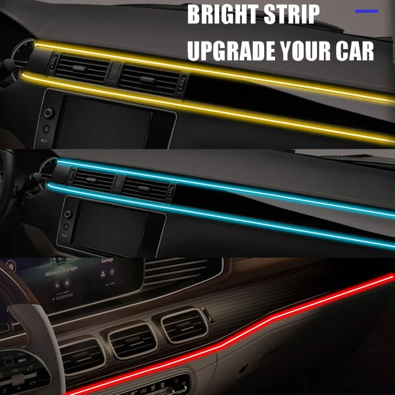 1/2/3/4/5M RGB интерьер автомо – обзор и цена Led Ambient Interior Car Lights App Control