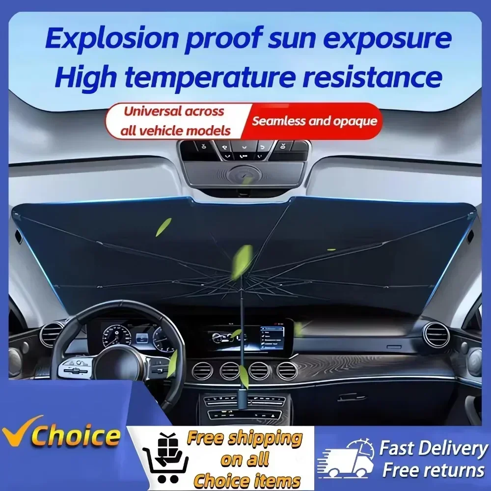 Солнцезащитный экран для лобов – обзор и цена Car Sunshade Windshield Umbrella Foldable
