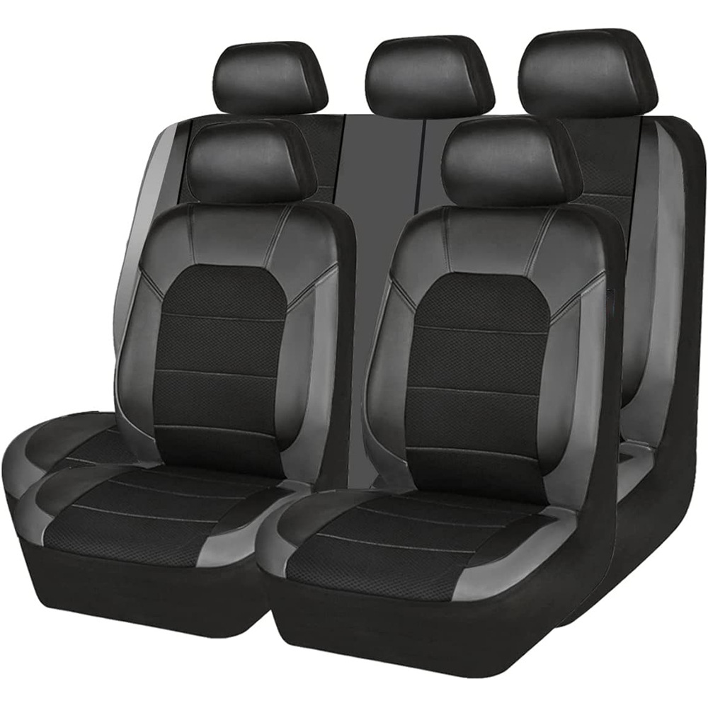 Чехол на автомобильное сиденье – обзор и цена Leather Car Seat Covers Full Set Universal