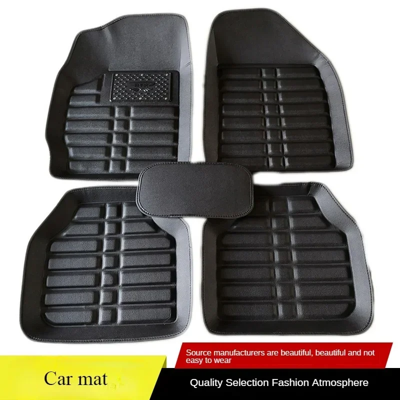 5 шт., легко чистящиеся водоне – обзор и цена Car Floor Mats Universal Waterproof Leather