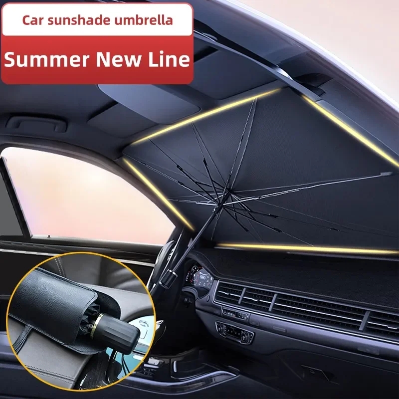 Автомобильный солнцезащитный к – обзор и цена Car Sunshade Windshield Umbrella Foldable