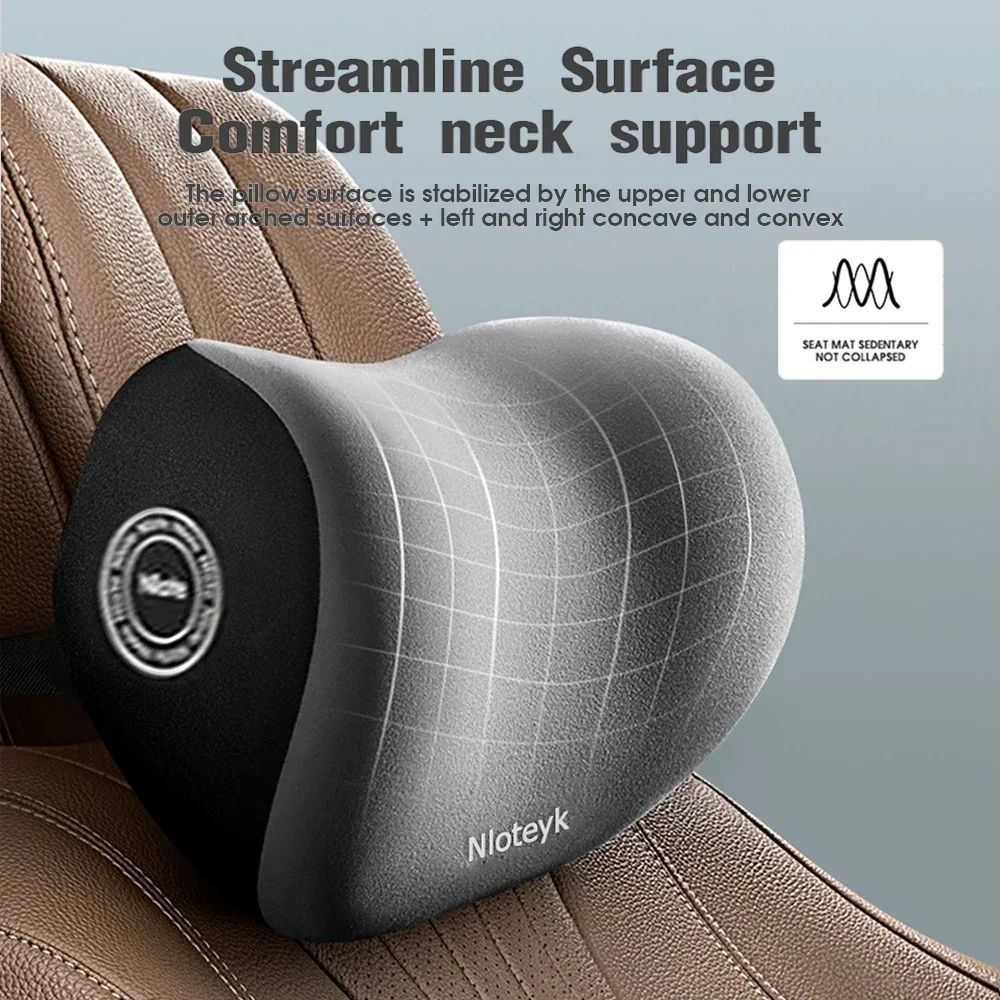 Новая автомобильная подушка дл – обзор и цена Memory Foam Car Neck Pillow Lumbar Support