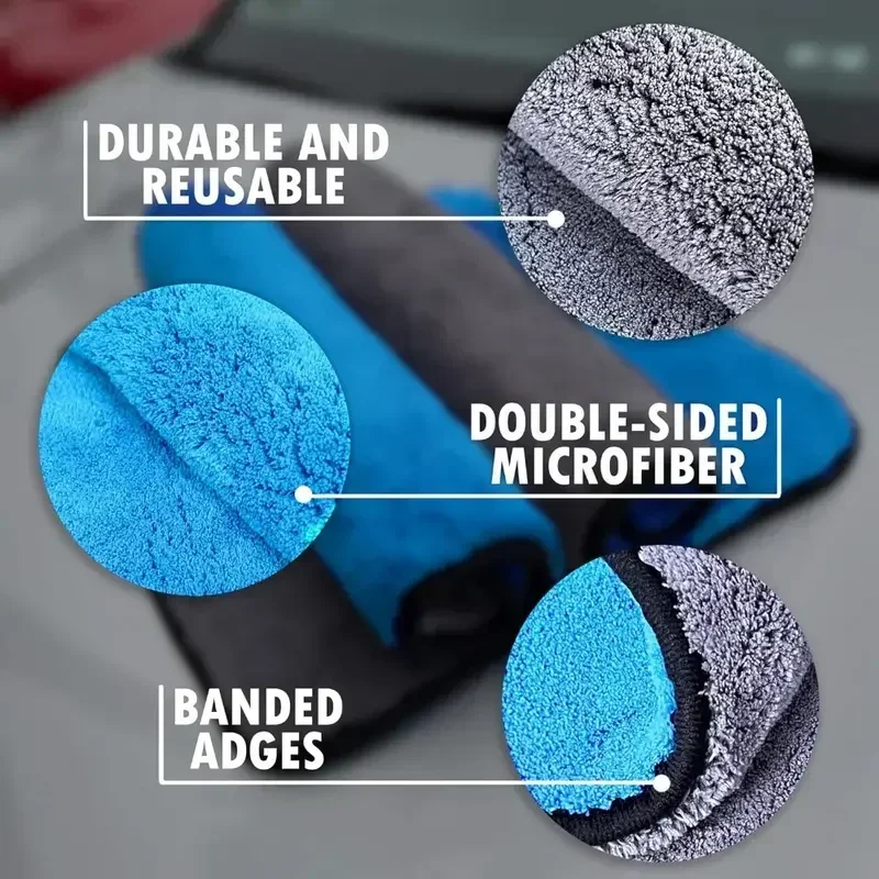 Чистящее полотенце из микрофиб – обзор и цена Microfiber Car Drying Towel Super Absorbent
