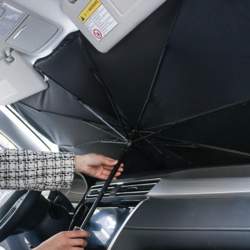 Складной солнцезащитный козыре – обзор и цена Car Sunshade Windshield Umbrella Foldable