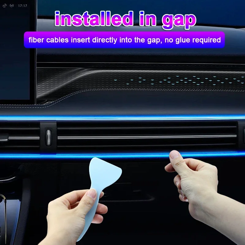 Атмосфера интерьера автомобиля – обзор и цена Led Ambient Interior Car Lights App Control