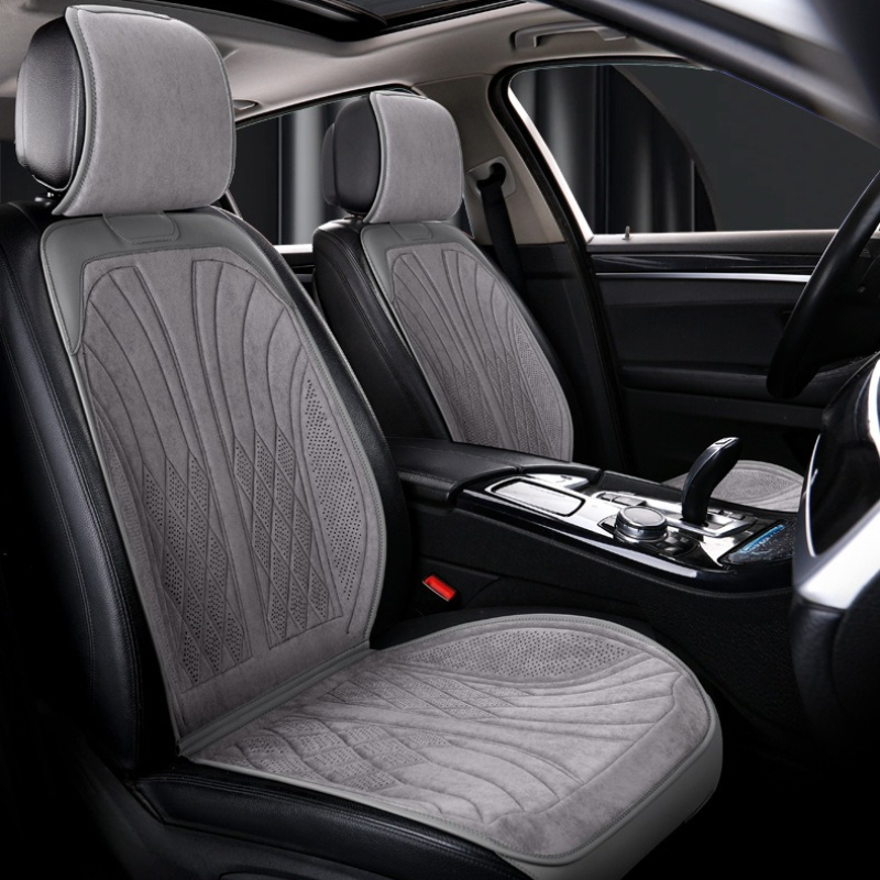 Роскошные чехлы из замши для а – обзор и цена Leather Car Seat Covers Full Set Universal