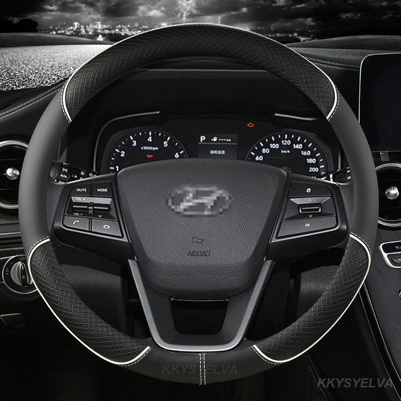 Кожаный чехол на руль автомоби – обзор и цена Car Steering Wheel Cover Anti Slip Breathable