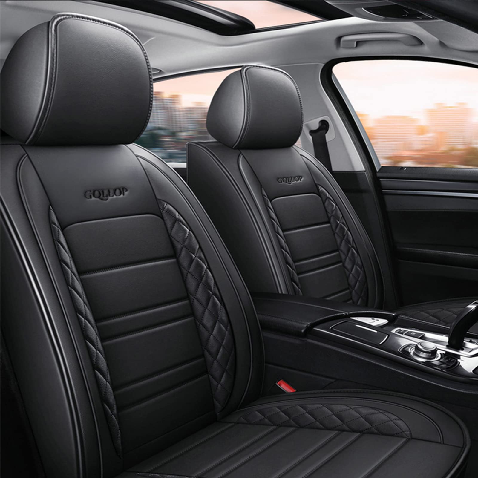 Чехол на подушку сиденья автом – обзор и цена Leather Car Seat Covers Full Set Universal