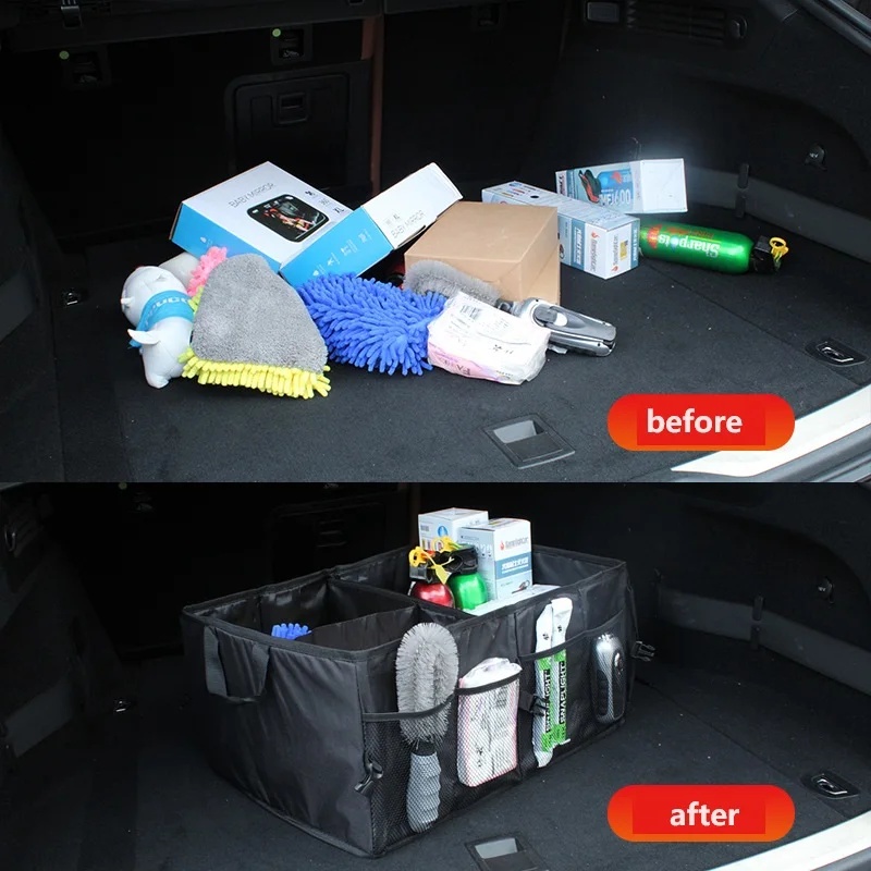 Складной вместительный ящик дл – обзор и цена Car Trunk Organizer Foldable Storage Box
