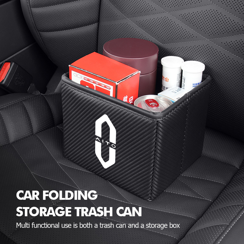 Складной водонепроницаемый орг – обзор и цена Waterproof Car Trash Can With Lid