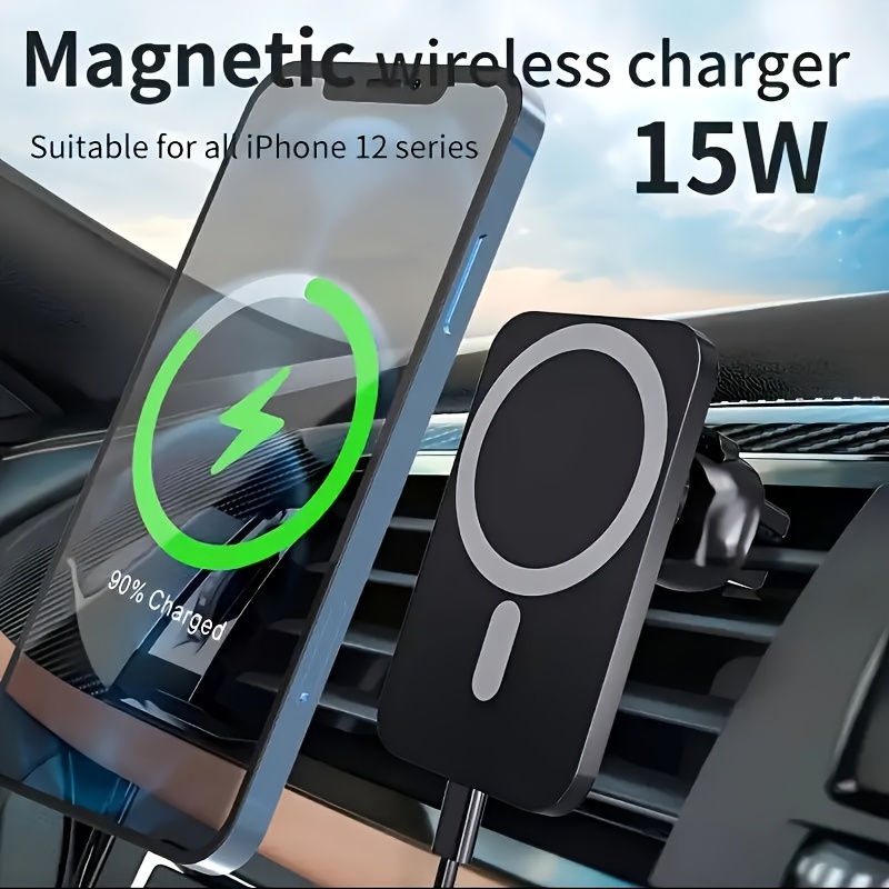 Магнитное беспроводное зарядно – обзор и цена Wireless Car Charger Mount Fast Charging