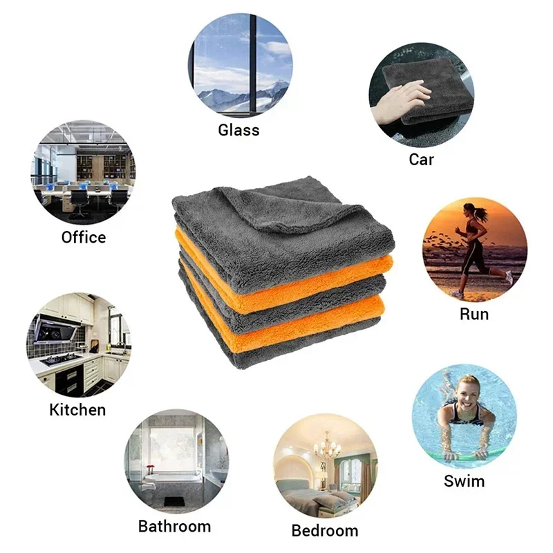 1-3 шт. Супервпитывающие быстр – обзор и цена Microfiber Car Drying Towel Super Absorbent