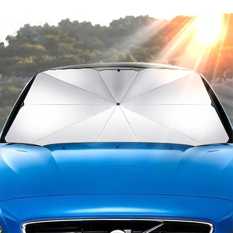 Автомобильный солнцезащитный к – обзор и цена Car Sunshade Windshield Umbrella Foldable