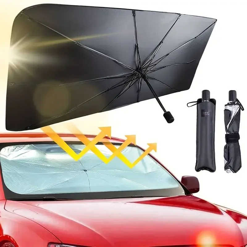 Автомобильный солнцезащитный к – обзор и цена Car Sunshade Windshield Umbrella Foldable