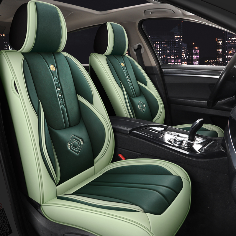 Кожаные чехлы на сиденья автом – обзор и цена Leather Car Seat Covers Full Set Universal