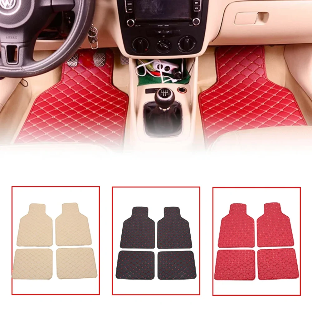 Автомобильные коврики 4 шт. Ун – обзор и цена Car Floor Mats Universal Waterproof Leather