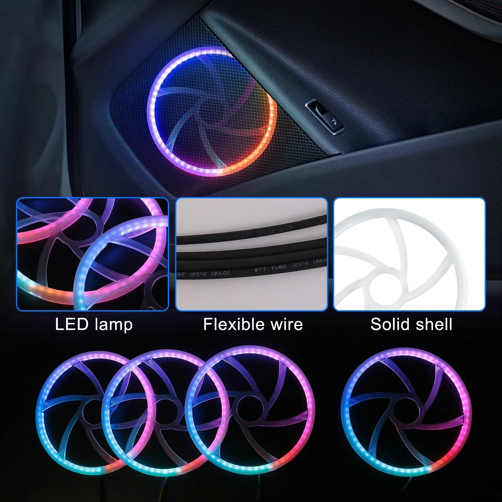 22-в-1 Премиальная автомобильн – обзор и цена Led Ambient Interior Car Lights App Control