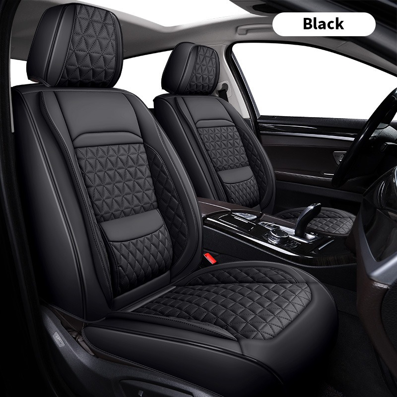 Полный комплект чехлов на авто – обзор и цена Leather Car Seat Covers Full Set Universal