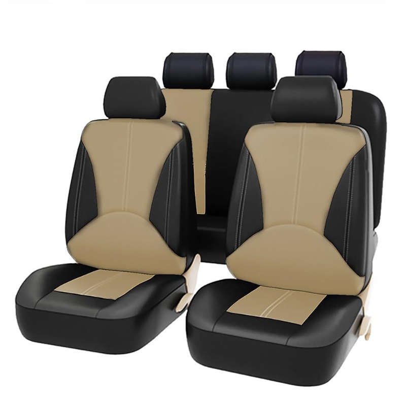 Универсальные черные чехлы для – обзор и цена Leather Car Seat Covers Full Set Universal